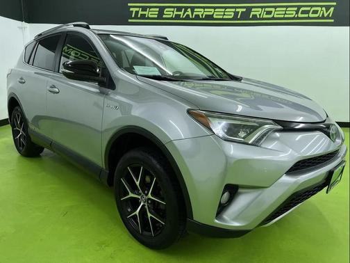 Silver 2017 Toyota RAV4 Hybrid SE