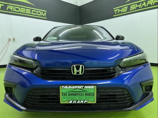 Blue 2022 Honda Civic Sport