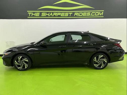 Black 2025 Hyundai ELANTRA Sport