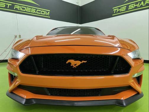 Orange 2020 Ford Mustang GT