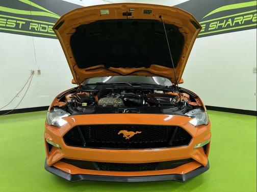 Orange 2020 Ford Mustang GT