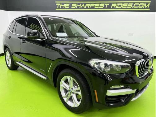 Black 2018 BMW X3 xDrive30i