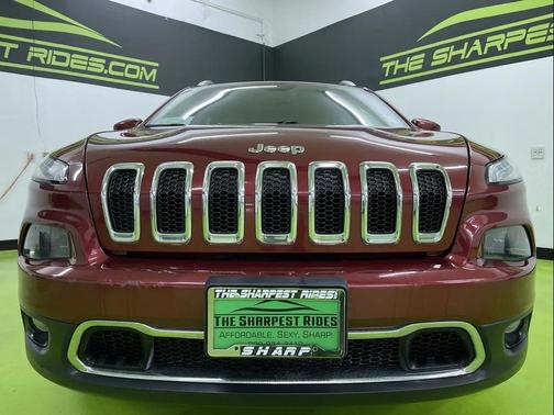 Red 2017 Jeep Cherokee Limited