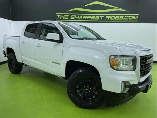 White 2021 GMC Canyon Elevation