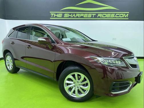 Red 2018 Acura RDX Technology Package