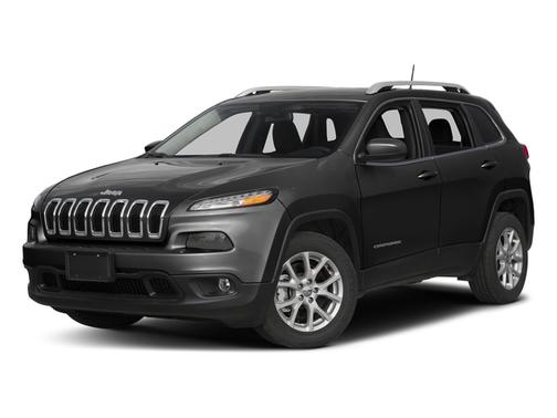 Black 2017 Jeep Cherokee Latitude