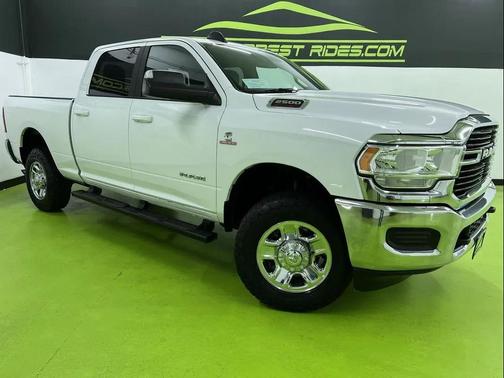 White 2021 RAM 2500 Big Horn Crew Cab 4x4 6'4' Box
