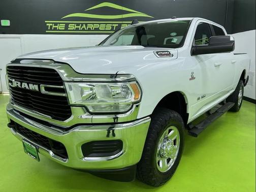 White 2021 RAM 2500 Big Horn Crew Cab 4x4 6'4' Box