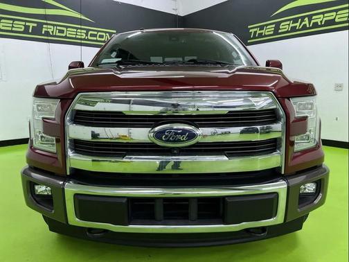Red 2017 Ford F-150 King Ranch