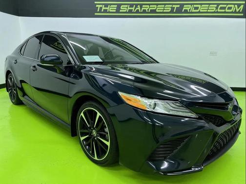 Blue 2020 Toyota Camry XSE