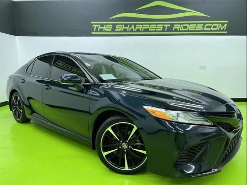 Blue 2020 Toyota Camry XSE