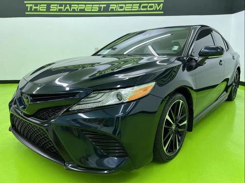 Blue 2020 Toyota Camry XSE