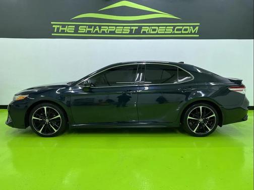 Blue 2020 Toyota Camry XSE