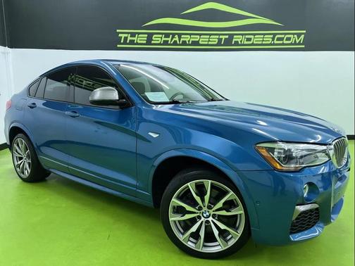 Blue 2017 BMW X4 M40i