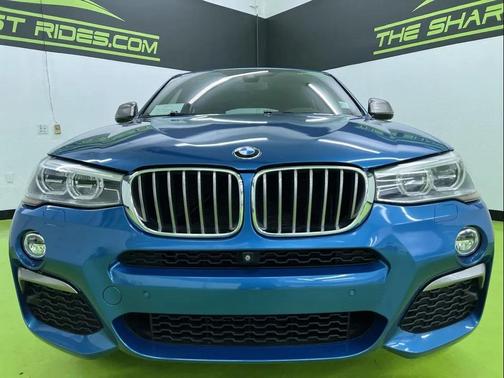Blue 2017 BMW X4 M40i