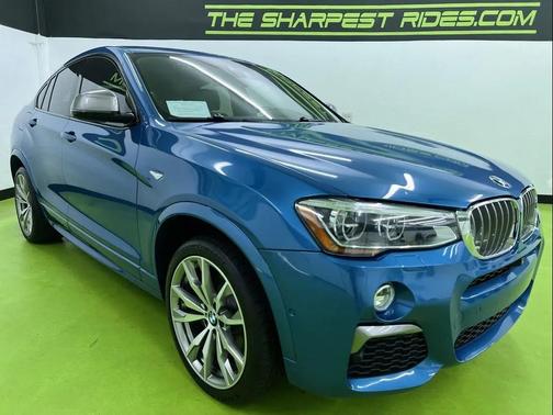 Blue 2017 BMW X4 M40i