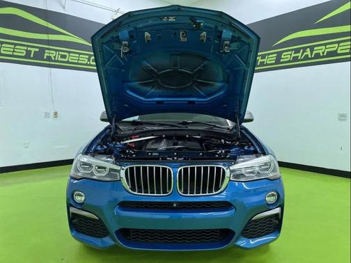Blue 2017 BMW X4 M40i
