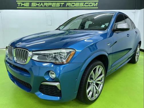Blue 2017 BMW X4 M40i