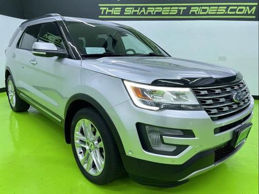 Silver 2017 Ford Explorer Limited