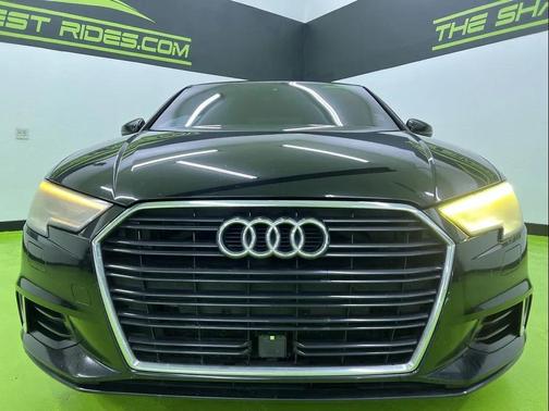 Black 2018 Audi A3 2.0T Premium
