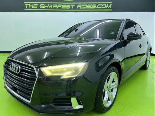 Black 2018 Audi A3 2.0T Premium