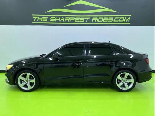 Black 2018 Audi A3 2.0T Premium