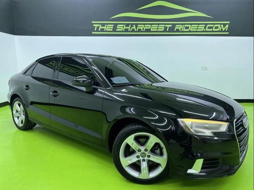 Black 2018 Audi A3 2.0T Premium