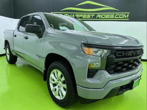 Gray 2024 Chevrolet Silverado 1500 Custom