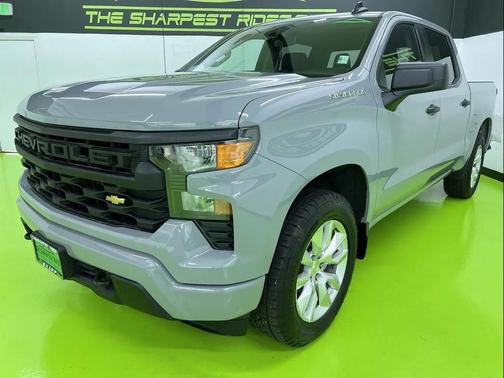 Gray 2024 Chevrolet Silverado 1500 Custom