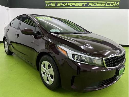 Red 2018 Kia Forte LX