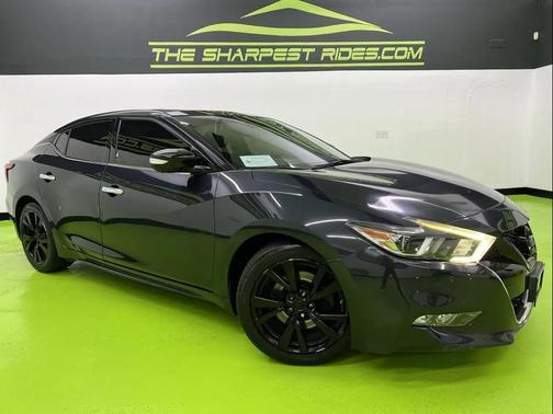 Blue 2016 Nissan Maxima 3.5 Platinum
