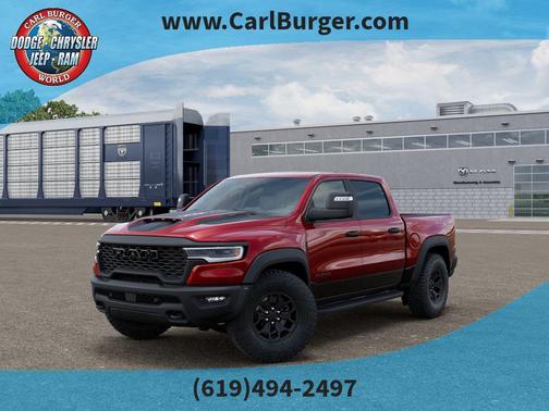 Molten Red Pearlcoat 2026 RAM 1500 RHO Crew Cab 4x4 5'7' Box