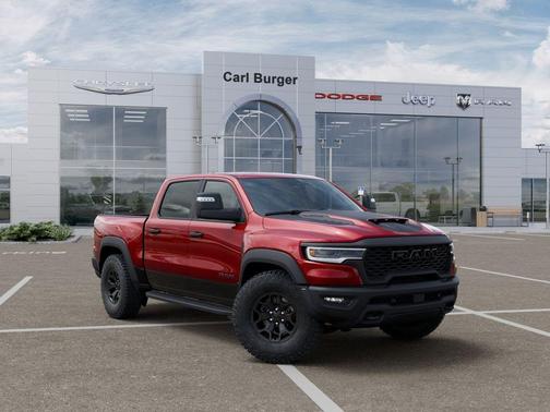 Molten Red Pearlcoat 2026 RAM 1500 RHO Crew Cab 4x4 5'7' Box