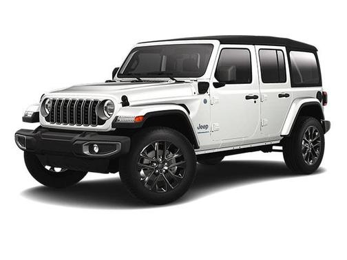 Bright White 2025 Jeep Wrangler 4xe Sahara