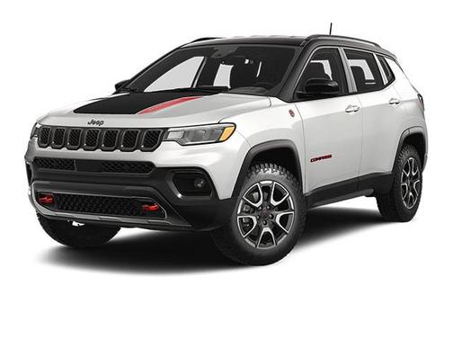 Bright White 2025 Jeep Compass Trailhawk