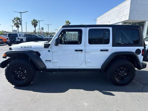 Bright White 2025 Jeep Wrangler 4xe Willys