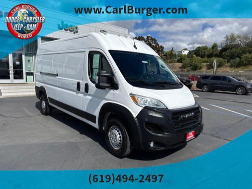Bright White 2025 RAM ProMaster 2500 Tradesman