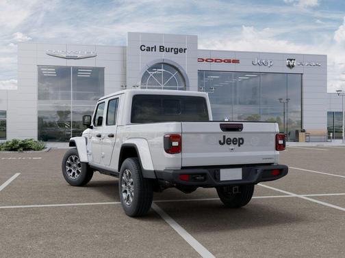 Bright White Clearcoat 2026 Jeep Gladiator Sahara 4x4