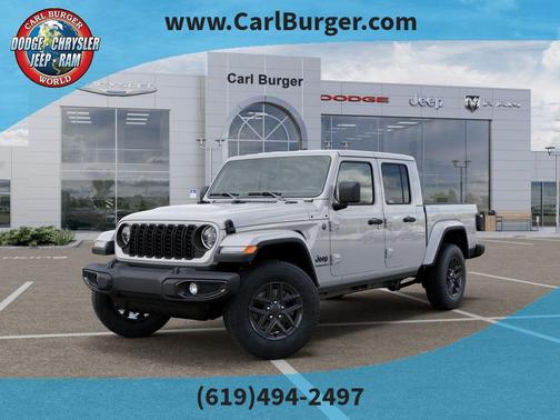 Bright White Clearcoat 2026 Jeep Gladiator Sport S