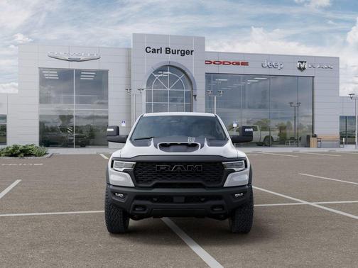 Bright White Clearcoat 2026 RAM 1500 RHO Crew Cab 4x4 5'7' Box