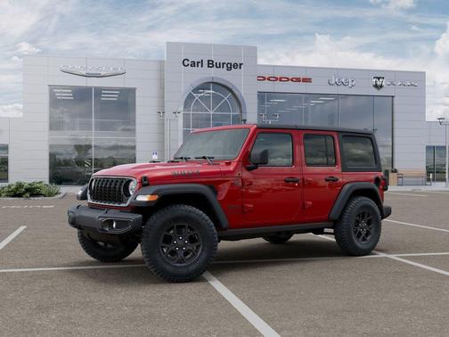 Firecracker Red Clearcoat 2026 Jeep Wrangler Willys