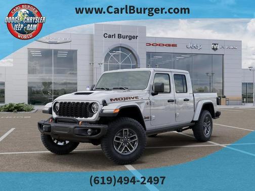Bright White Clearcoat 2026 Jeep Gladiator Mojave X 4x4