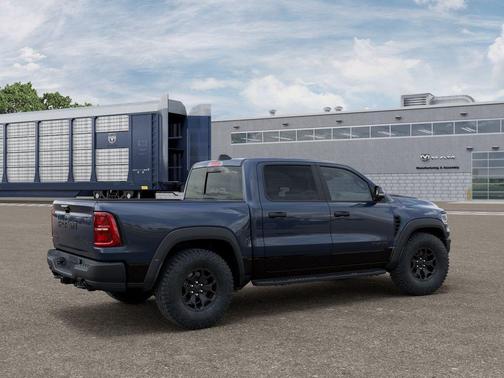 Forged Blue Metallic 2026 RAM 1500 RHO Crew Cab 4x4 5'7' Box