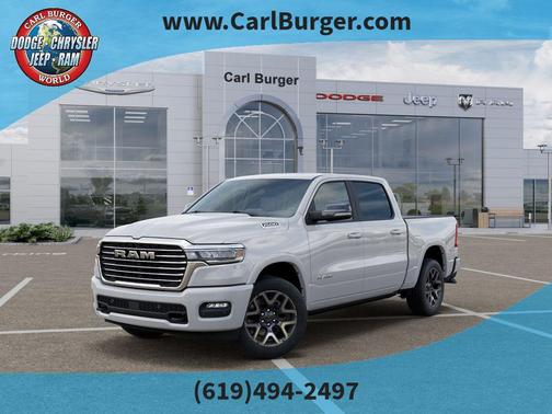 Bright White Clearcoat 2026 RAM 1500 Laramie