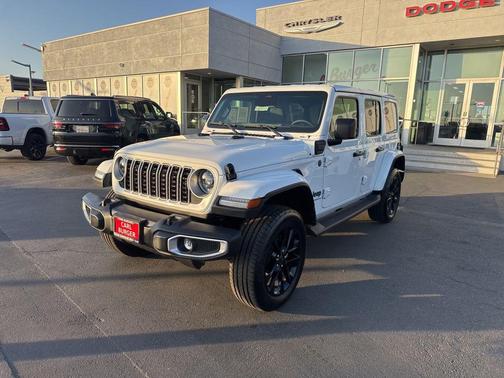 Bright White 2025 Jeep Wrangler 4xe Sahara