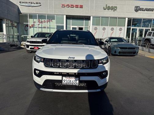 Bright White 2025 Jeep Compass Limited