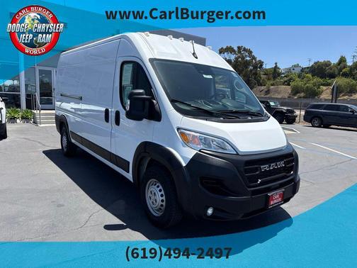 Bright White 2025 RAM ProMaster 2500 Tradesman