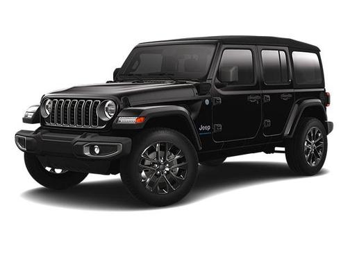 Black Clearcoat 2025 Jeep Wrangler 4xe Sahara