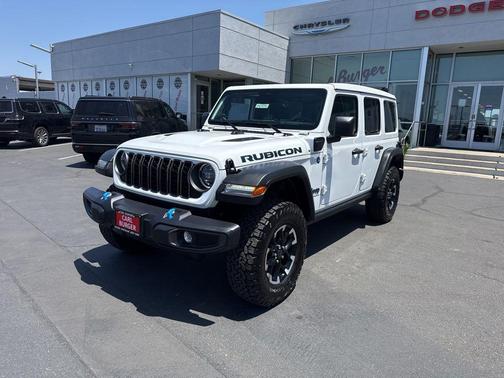 Bright White 2025 Jeep Wrangler 4xe Rubicon