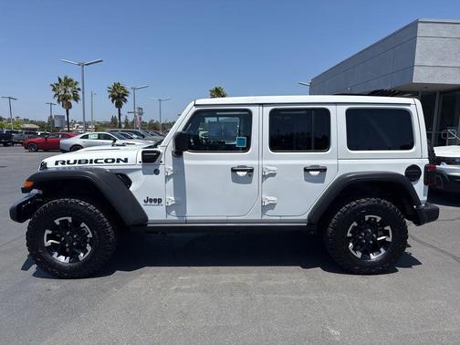 Bright White 2025 Jeep Wrangler 4xe Rubicon
